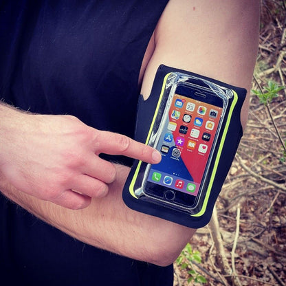 Univerzalni ovitek za telefon max. 6,5 palca, Techsuit, Sports TH10, Zelen