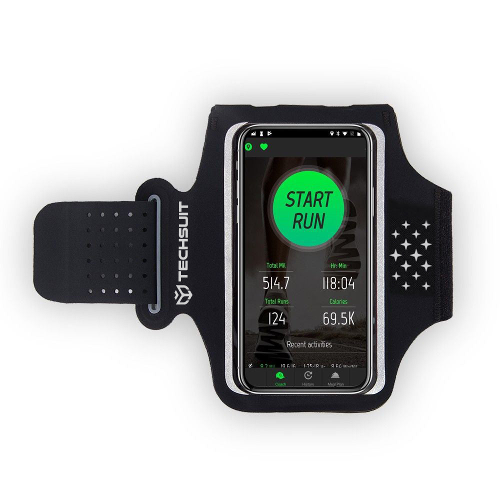 Univerzalni ovitek za telefon max. 6,5 palca, Techsuit, Sports TH10, Zelen