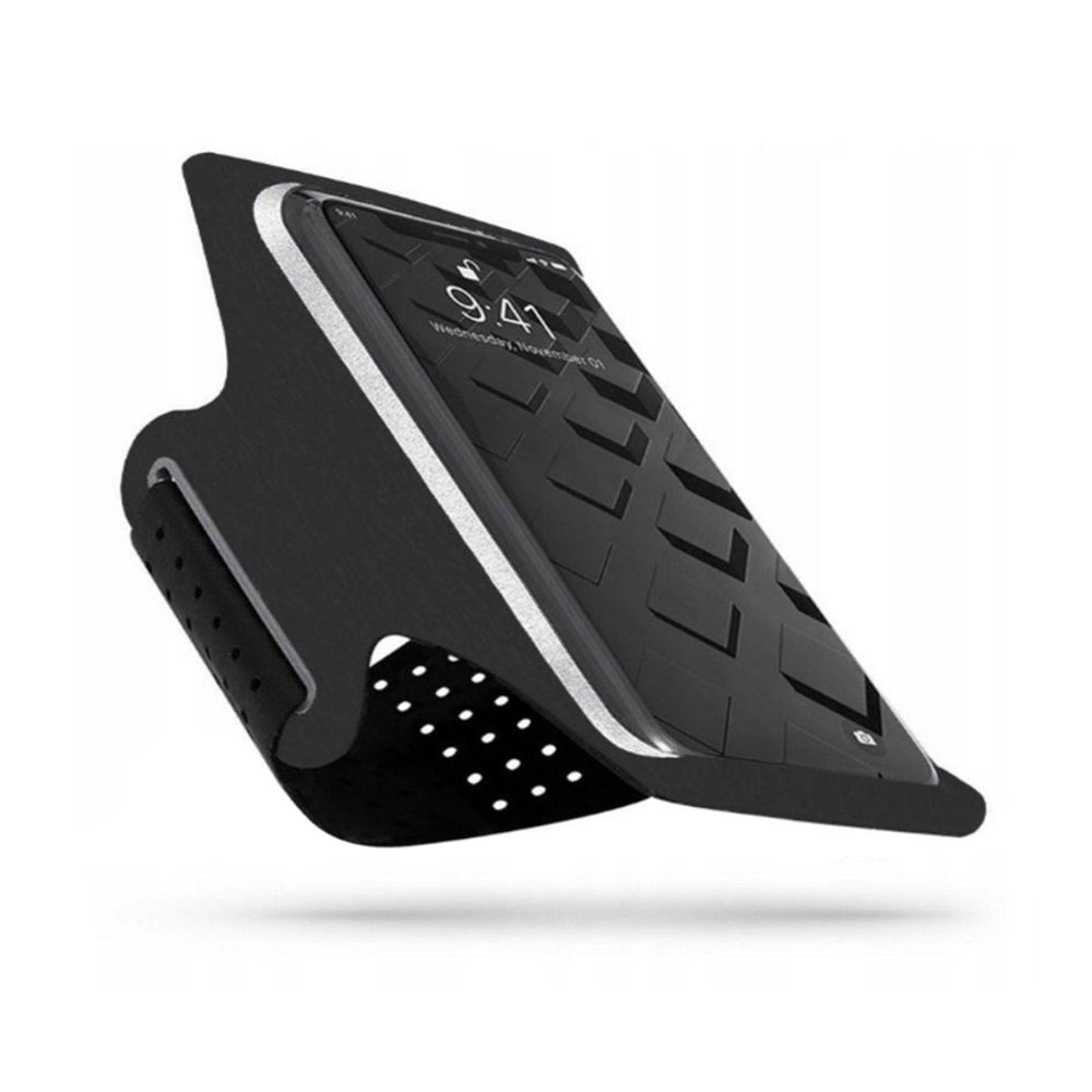 Univerzalni ovitek za telefon max. 7 palcev, Techsuit, Sports TH10, črn