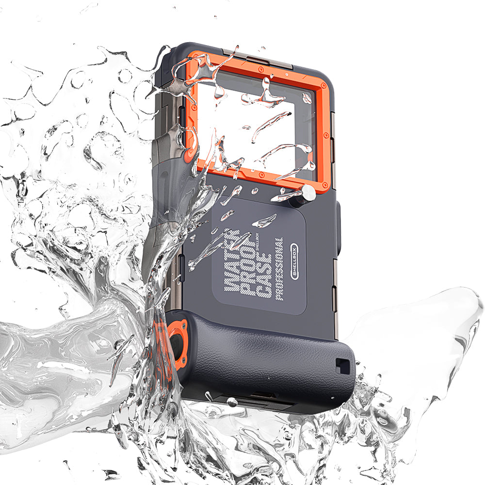 Universal Waterproof Case for Phone max. 6.8inch, ShellBox, Black