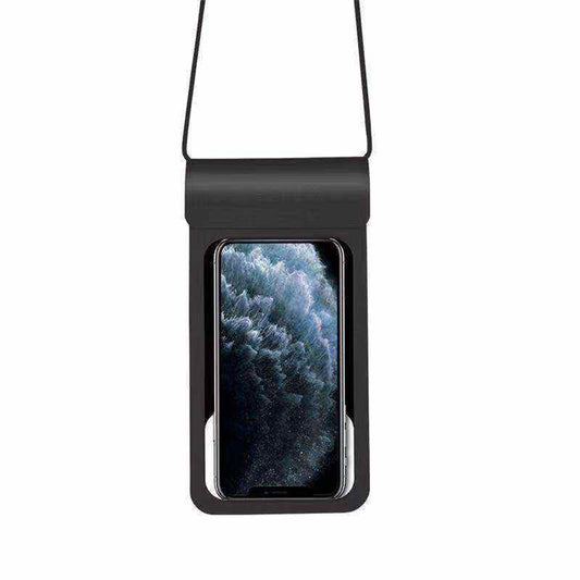 Univerzalni vodoodporni ovitek za telefon max. 6,8 palca, Techsuit, TWC1, črn