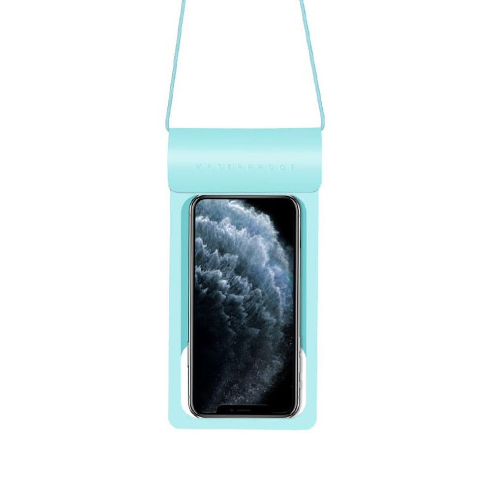 Univerzalni vodoodporni ovitek za telefon max. 6,8 palca, Techsuit, TWC1, turkizna