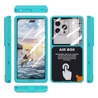 Univerzalni vodoodporni ovitek za telefon max. 6,9 palca, ShellBox, AirBox, modra
