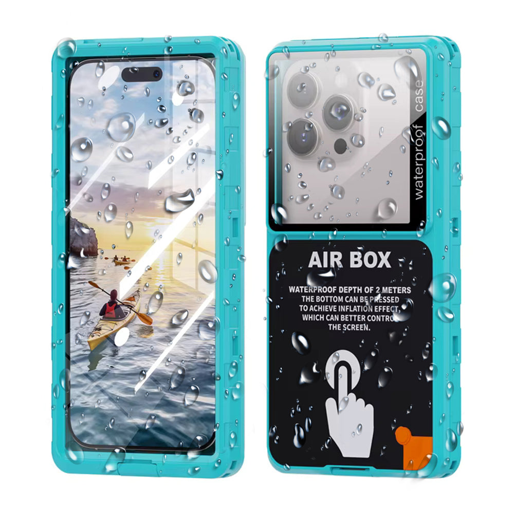 Univerzalni vodoodporni ovitek za telefon max. 6,9 palca, ShellBox, AirBox, modra
