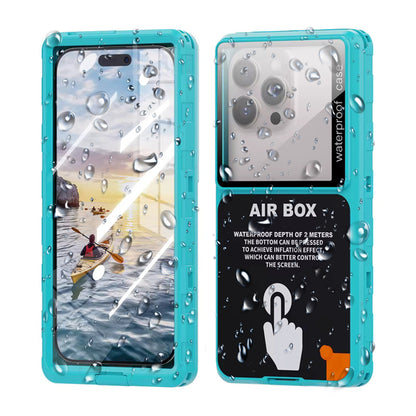 Univerzalni vodoodporni ovitek za telefon max. 6,9 palca, ShellBox, AirBox, modra