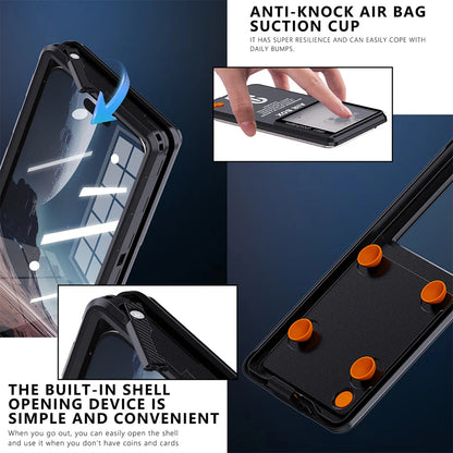 Univerzalni vodoodporni ovitek za telefon max. 6,9 palca, ShellBox, AirBox, modra