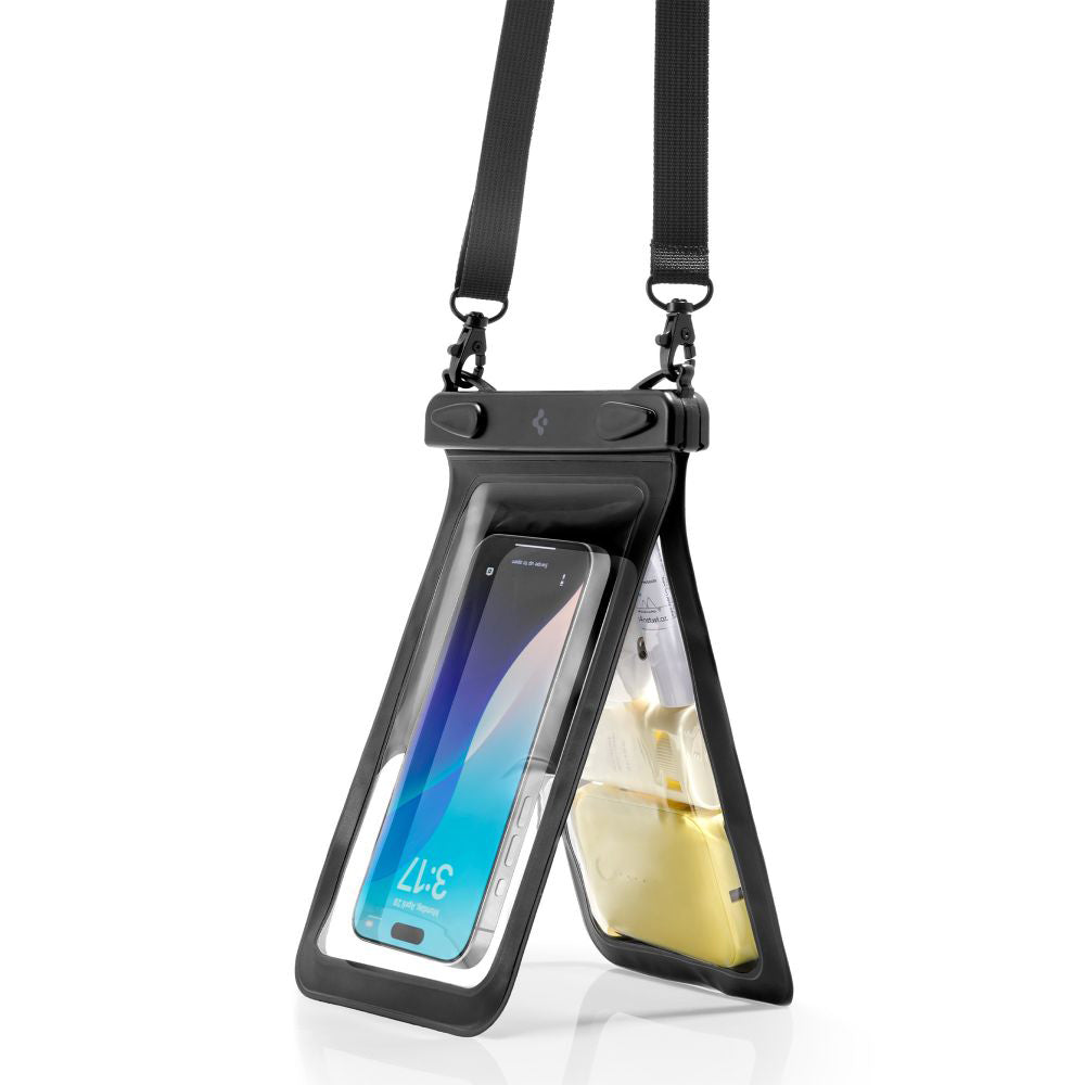 Univerzalna vodoodporna torbica za telefon do 6.9 inča, Spigen, A603, črna ACS09745