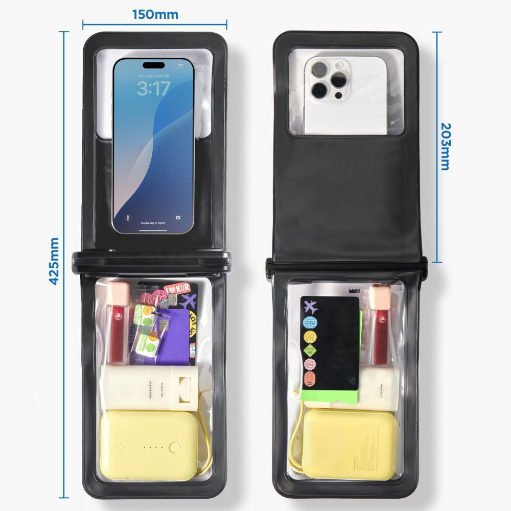 Univerzalna vodoodporna torbica za telefon do 6.9 inča, Spigen, A603, črna ACS09745