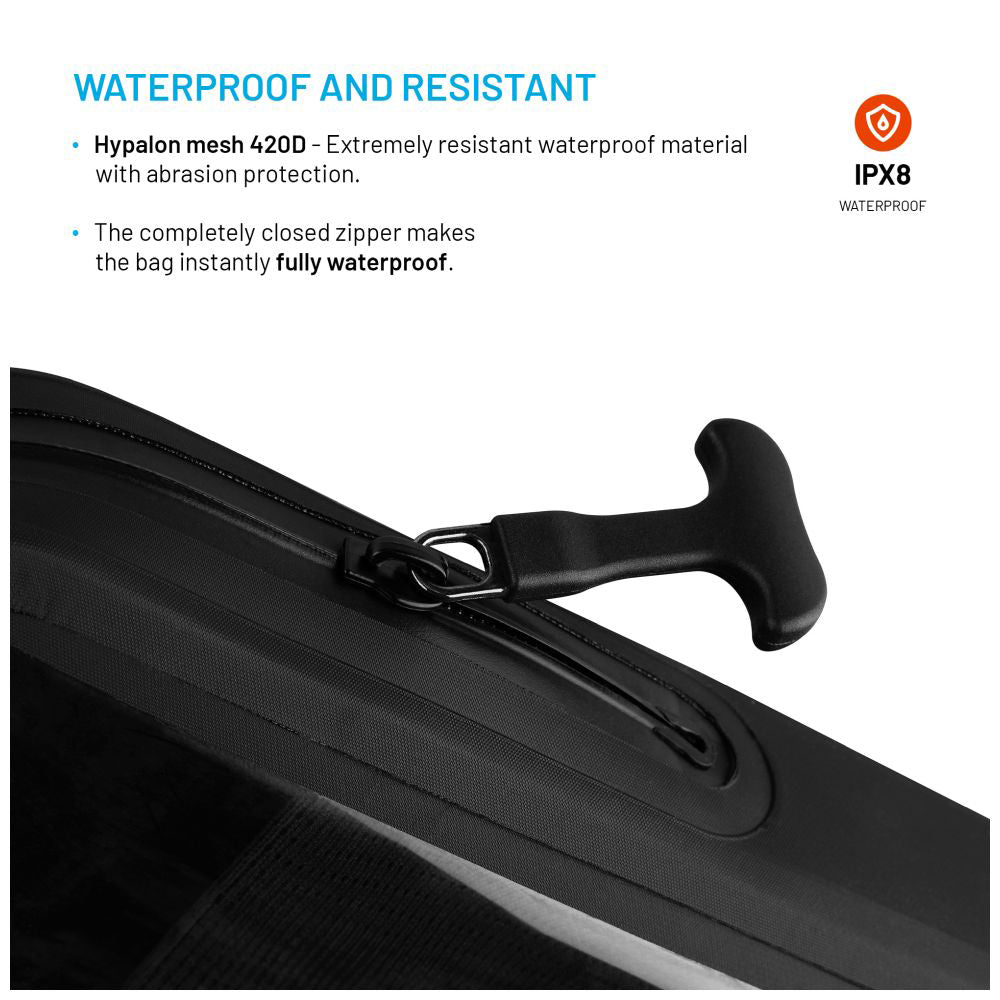 Universal Waterproof Case for Phone up to 7inch, Fixed, Black