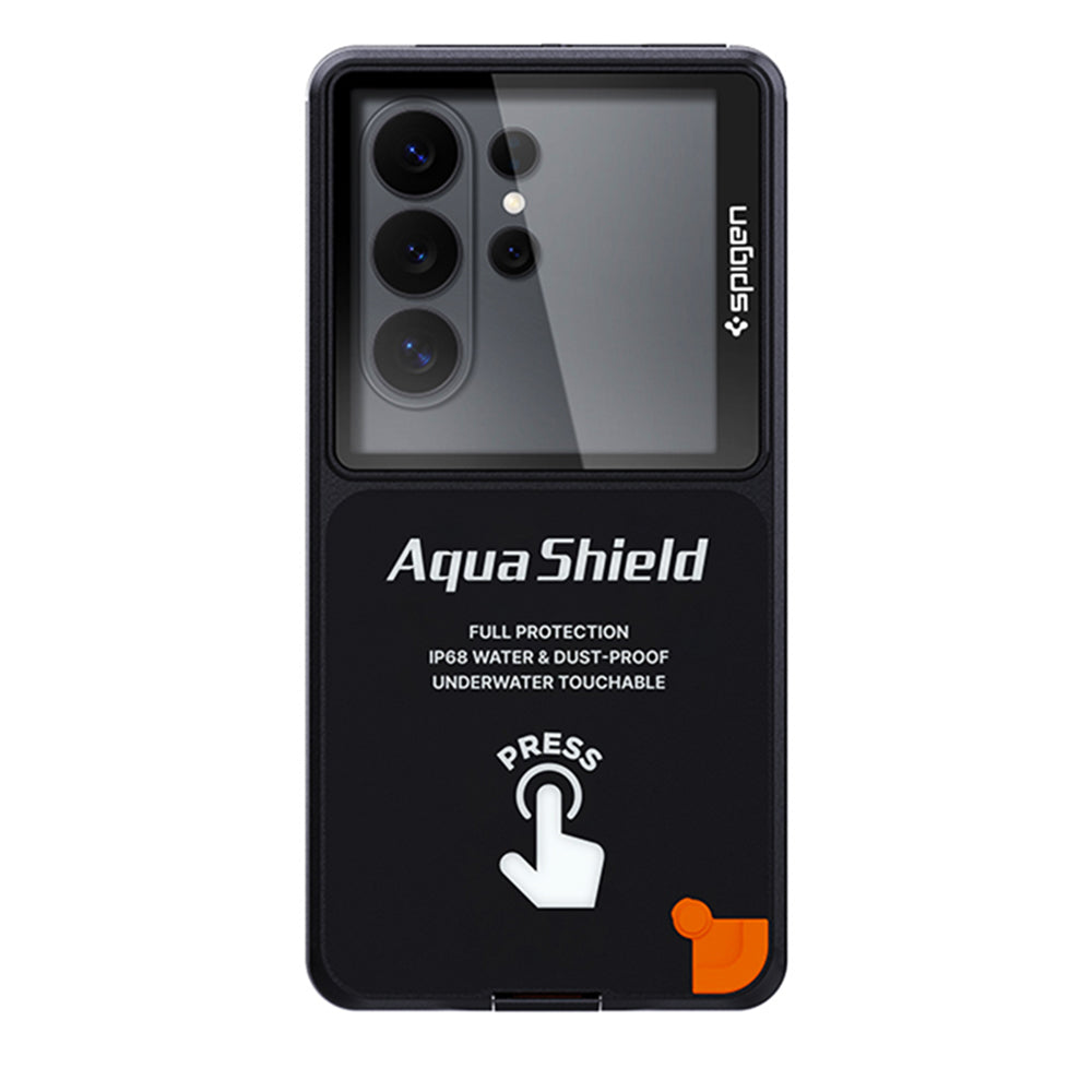 Univerzalni vodoodporni ovitek Spigen, Aqua Shield A604, črn ACS11675