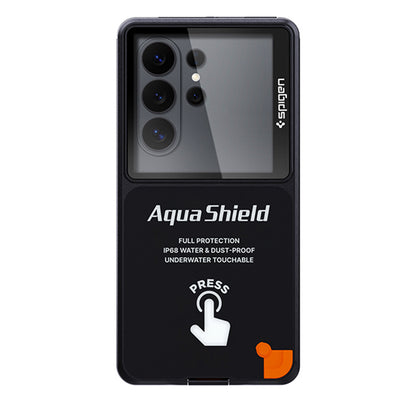 Univerzalni vodoodporni ovitek Spigen, Aqua Shield A604, črn ACS11675