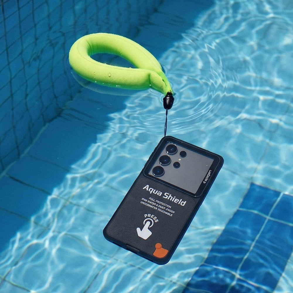 Univerzalni vodoodporni ovitek Spigen, Aqua Shield A604, črn ACS11675