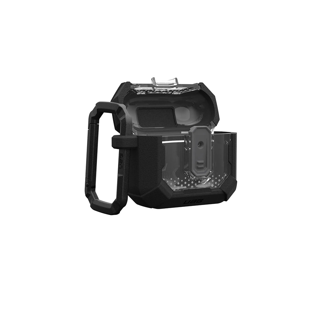 Ovitek Urban Armor Gear Plasma za Apple AirPods 4, Črn