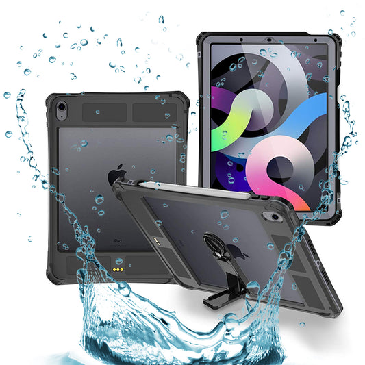 Vodoodporni ovitek za Apple iPad Air (2022) / Air (2020), ShellBox, črn