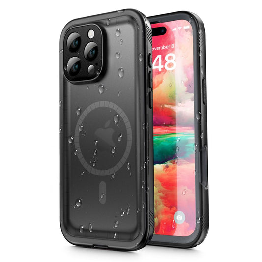Vodoodporni ovitek za Apple iPhone 16 Pro, ShellBox, črn