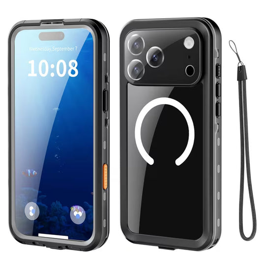 Vodoodporni ovitek za Apple iPhone 18 Pro / 17 Pro, ShellBox, črn