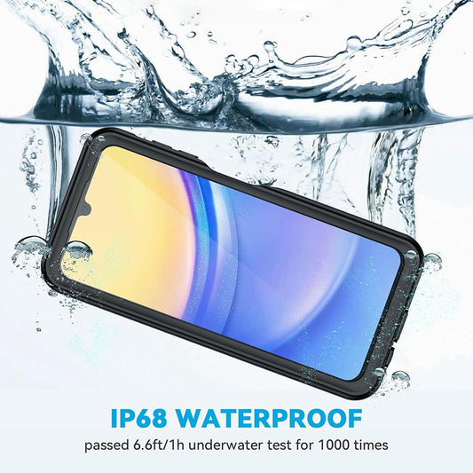 Vodoodporni ovitek za Samsung Galaxy A15 5G A156 / A15 A155, ShellBox, črn