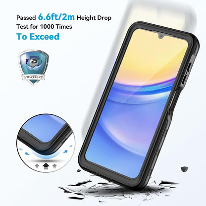 Vodoodporni ovitek za Samsung Galaxy A15 5G A156 / A15 A155, ShellBox, črn