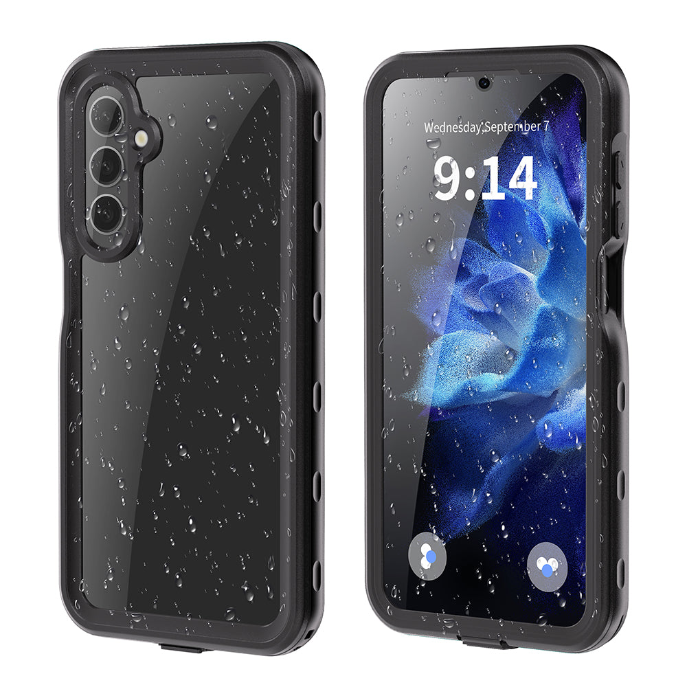 Vodoodporni ovitek za Samsung Galaxy A16 5G A166 / A16 4G A165, ShellBox, Črn