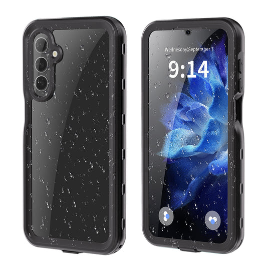 Vodoodporni ovitek za Samsung Galaxy A16 5G A166 / A16 4G A165, ShellBox, Črn