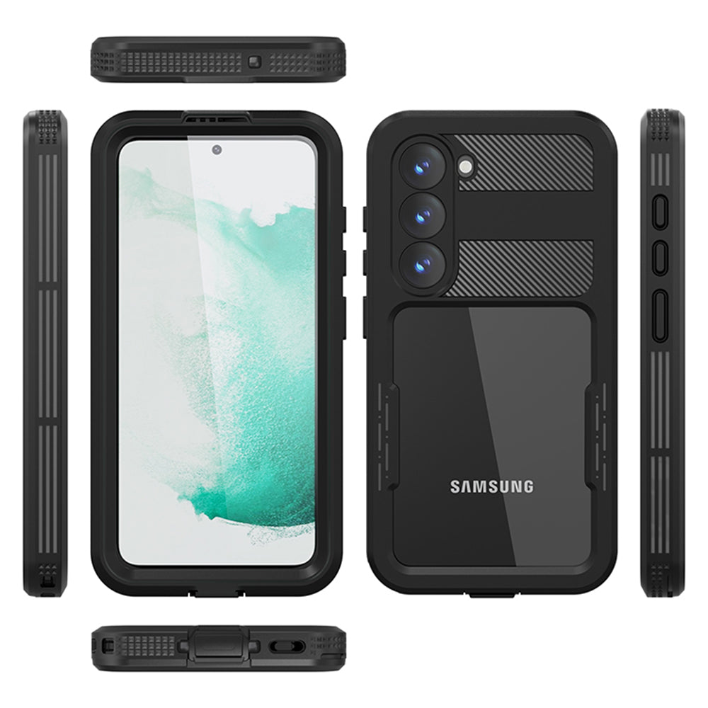 Vodoodporni ovitek za Samsung Galaxy S23 S911, ShellBox, črn