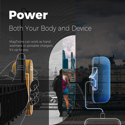 Grelnik za roke Ocoopa UT2s, črn