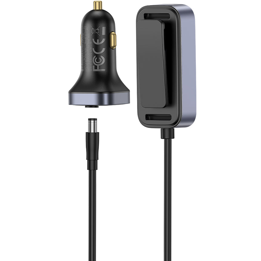 Avtomobilski polnilec Baseus BackseatPal L1, 110W, 3A, 3 x USB-A - 3 x USB-C, Črn C00081100121-00