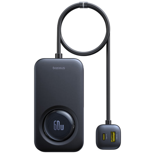 Avtomobilski polnilec Baseus PrimeTrip VW1, 105W, 3A, 3 x USB-A - 2 x USB-C, Črn C00069000121-00
