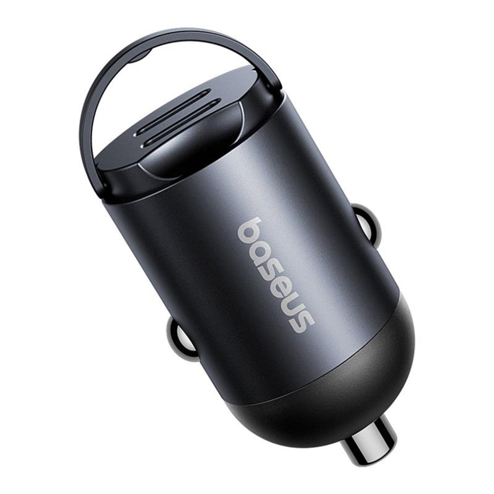 Avtomobilski polnilec Baseus Tiny Star, 30W, 3A, 2 x USB-C, Črn C00035001121-03