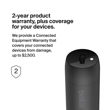 Avto polnilec Belkin BoostCharge, 30W, 3A, 1 x USB-C, Črn CCA004btBK