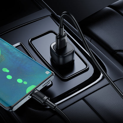 Avtomobilski polnilec Borofone BZ34 Cloud, 18W, 3A, 1 x USB-A, Črn