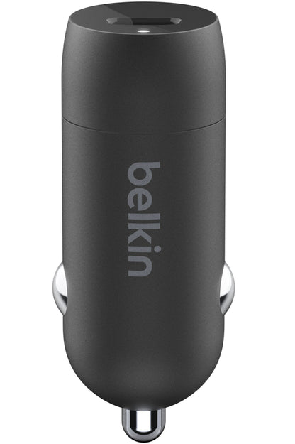 Avto polnilec z USB-C kablom Belkin BoostCharge, 30W, 3A, 1 x USB-C, črn CCA004bt1MBK-B6
