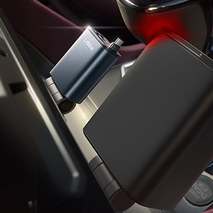 Avtomobilski polnilec z USB-C kablom Lisen, 57W, 3A, 1 x USB-A - 1 x USB-C, črn YL0325010016