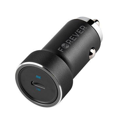 Avtomobilski polnilec Forever CC-06, 20W, 3A, 1 x USB-C, Črn