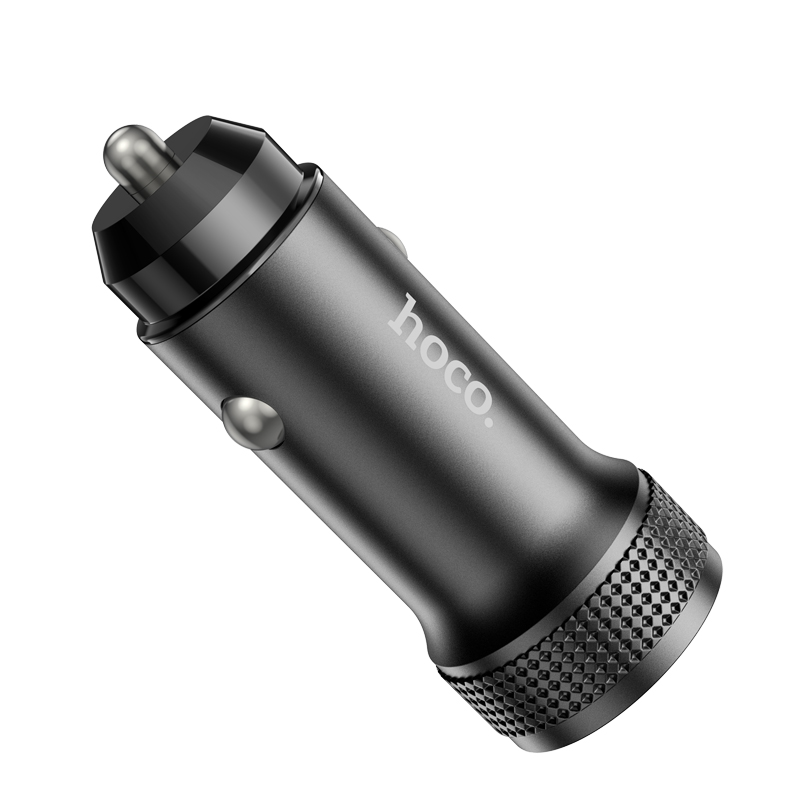 Avto polnilec HOCO Z49A, 18W, 3A, 1 x USB-A, Črn