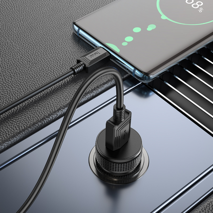 Avto polnilec HOCO Z49A, 18W, 3A, 1 x USB-A, Črn