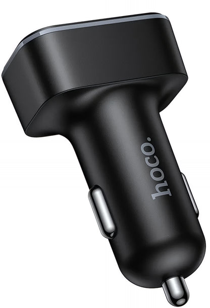 Avtomobilski polnilec HOCO Z63, 42W, 3A, 2 x USB-A - 2 x USB-C, Črn
