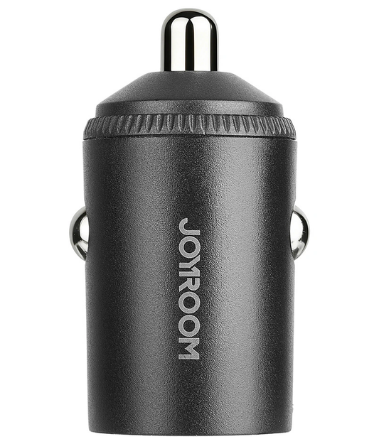 Avto polnilec Joyroom JR-CCN18, 65W, 1 x USB-A - 1 x USB-C, Črn