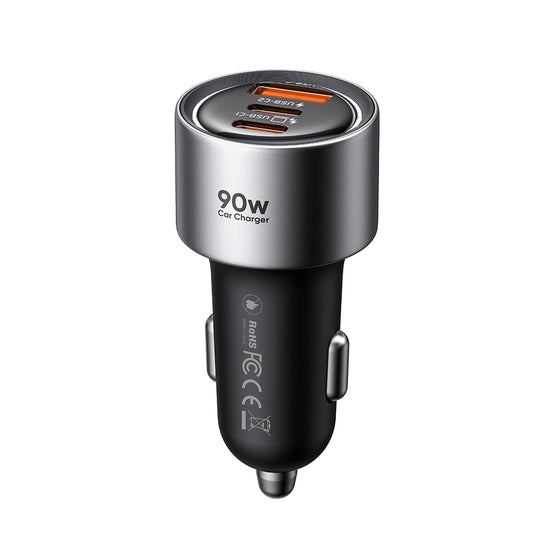 McDodo CC-3110 Gana Car Charger, 90W, 3A, 1 x USB-A - 2 x USB-C, Black