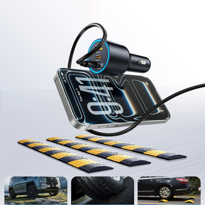Avto polnilec Orico HyperDrive, 165W, 5A, 1 x USB-A - 2 x USB-C, Črn