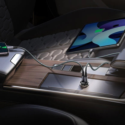 Avtomobilski polnilec UGREEN EC305, 30W, 3A, 1 x USB-A - 1 x USB-C, črn