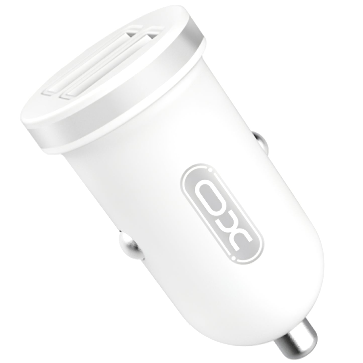 Avtomobilski polnilec XO Design CC-18, 10.5W, 2.1A, 2 x USB-A, Bel