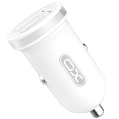 Avtomobilski polnilec XO Design CC-18, 10.5W, 2.1A, 2 x USB-A, Bel