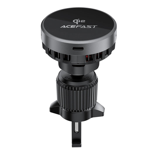 Brezžični avtomobilski polnilec Acefast D40, 15W, 1.67A, Siv