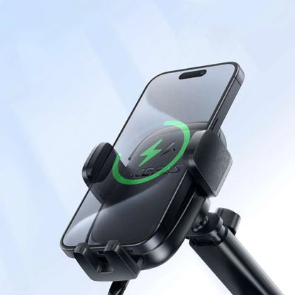 Brezžični avtomobilski polnilec Acefast D49, 15W, 1.67A, črn