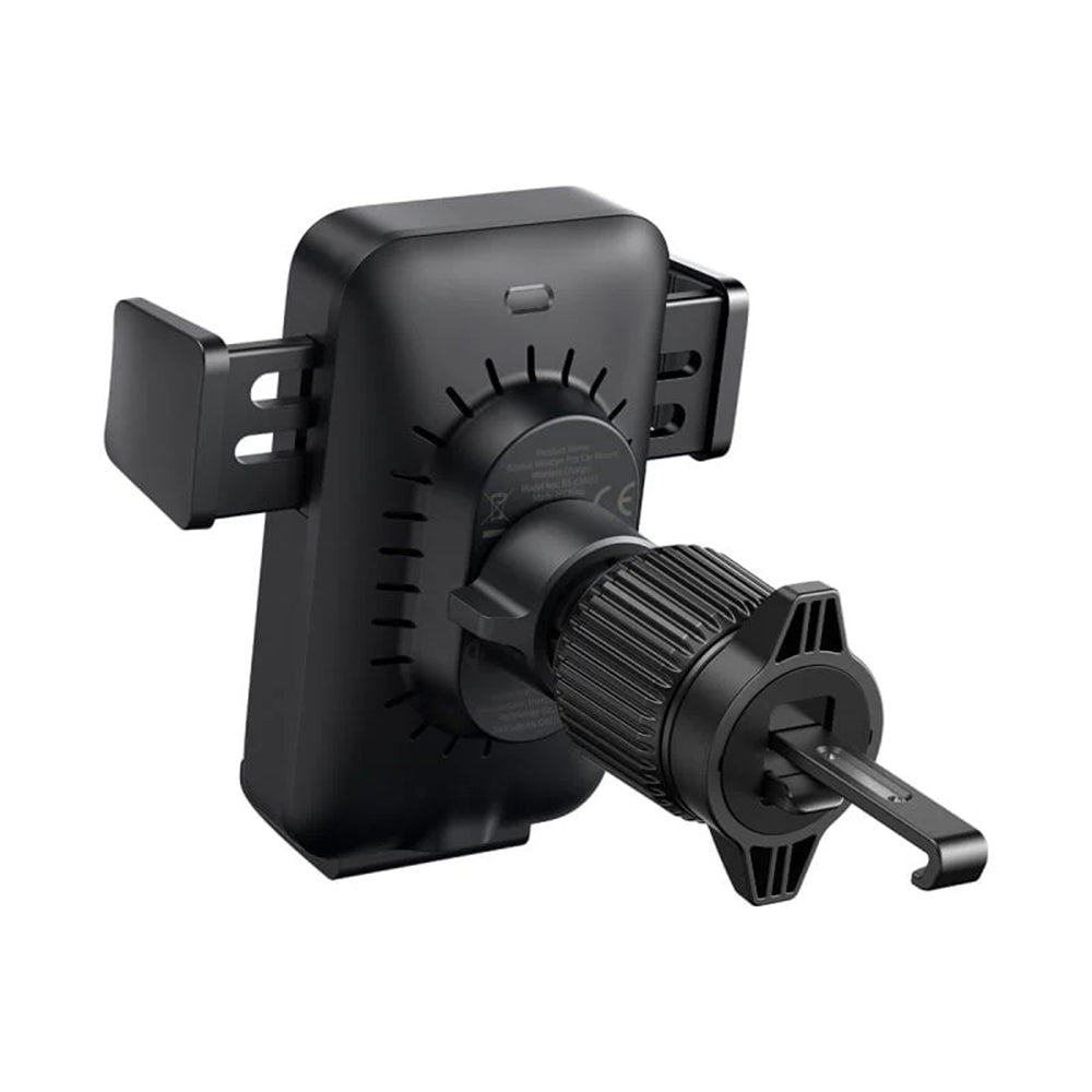 Brezžični avtomobilski polnilec Baseus Wisdom Pro Vent, 15W, 1.67A, Črn C40381501123-00