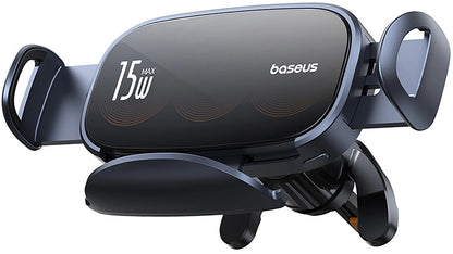 Brezžični avtomobilski polnilec Baseus LightChaser, 15W, 1.67A, črn, ponovno zapakiran C40355901111-00