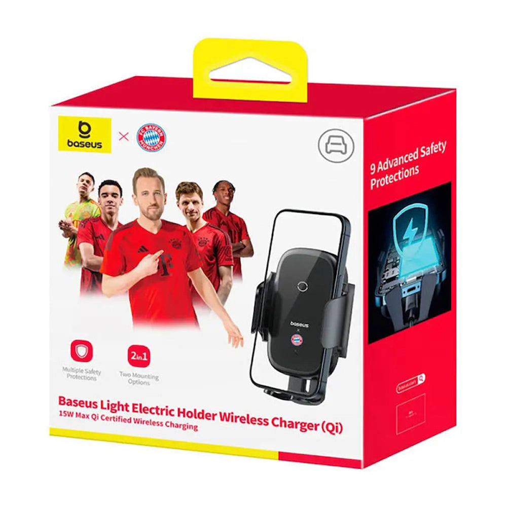 Brezžični avtomobilski polnilec Baseus Light, 15W, 1.67A, Siv C40344000113-Z1