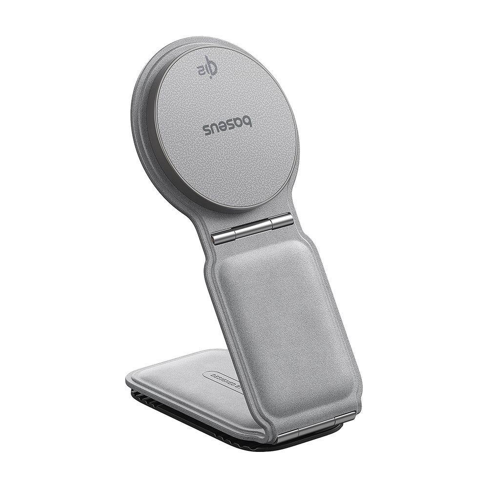 Brezžični avtomobilski polnilec Baseus PrimeTrip C02, 15W, 1.67A, Siv C40169003831-00