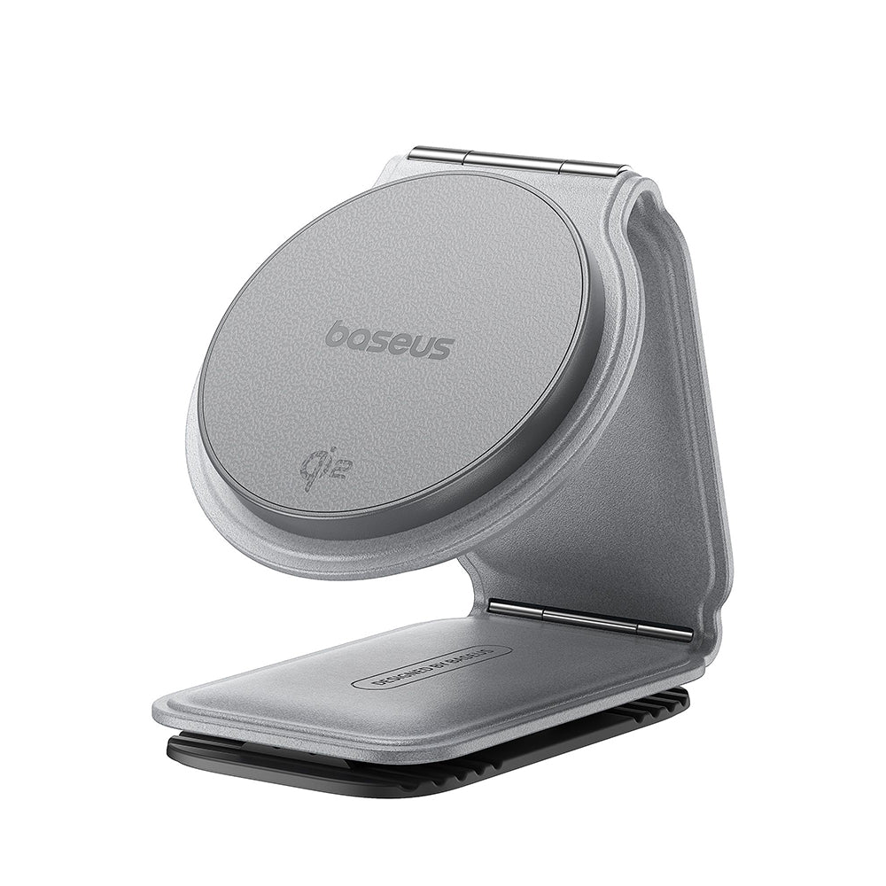 Brezžični avtomobilski polnilec Baseus PrimeTrip C02, 15W, 1.67A, Siv C40169003831-00